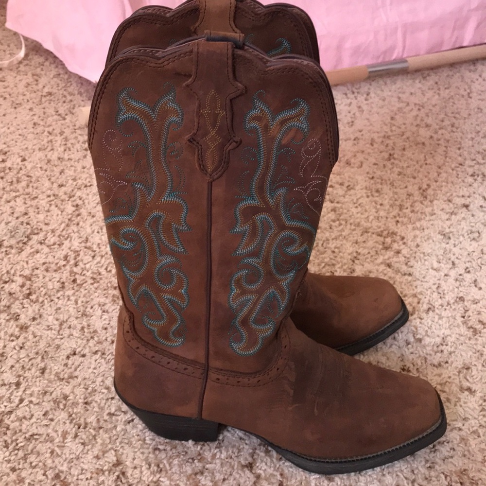 Justin Durant Western Boot Style L2552 12” Size 9M
